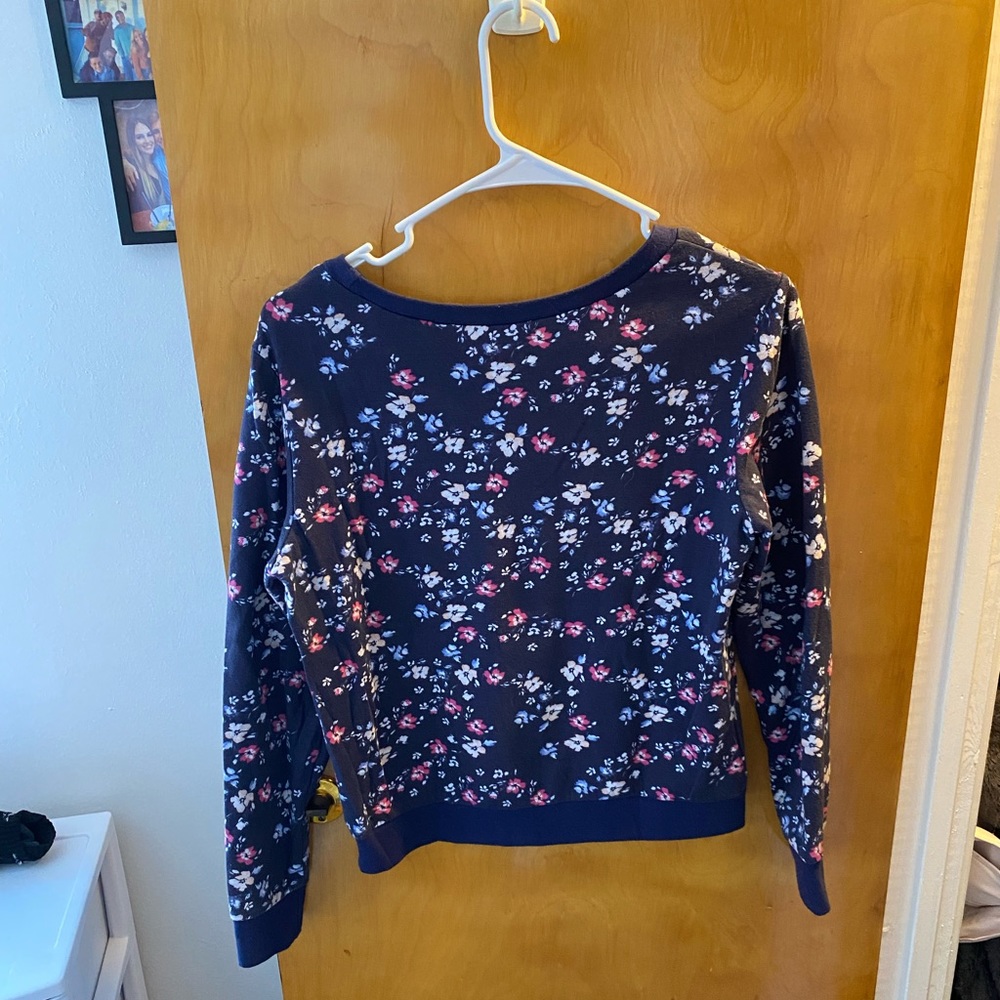 Floral Crew Neck Sweater